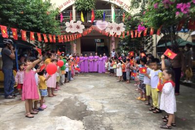 Trường mầm non Bình Minh – Thị trấn Ea Knốp tổ chức Lễ khai giảng năm học mới 2022 – 2023